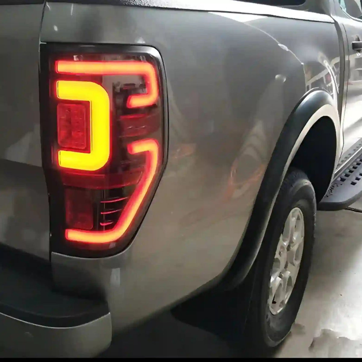 Crimson Smoked Tail Lights – Fits Ford Ranger Wildtrak PX MK1 / MK2 / MK3 (2011–2022) | LH + RH Pair - Blckline Automotive