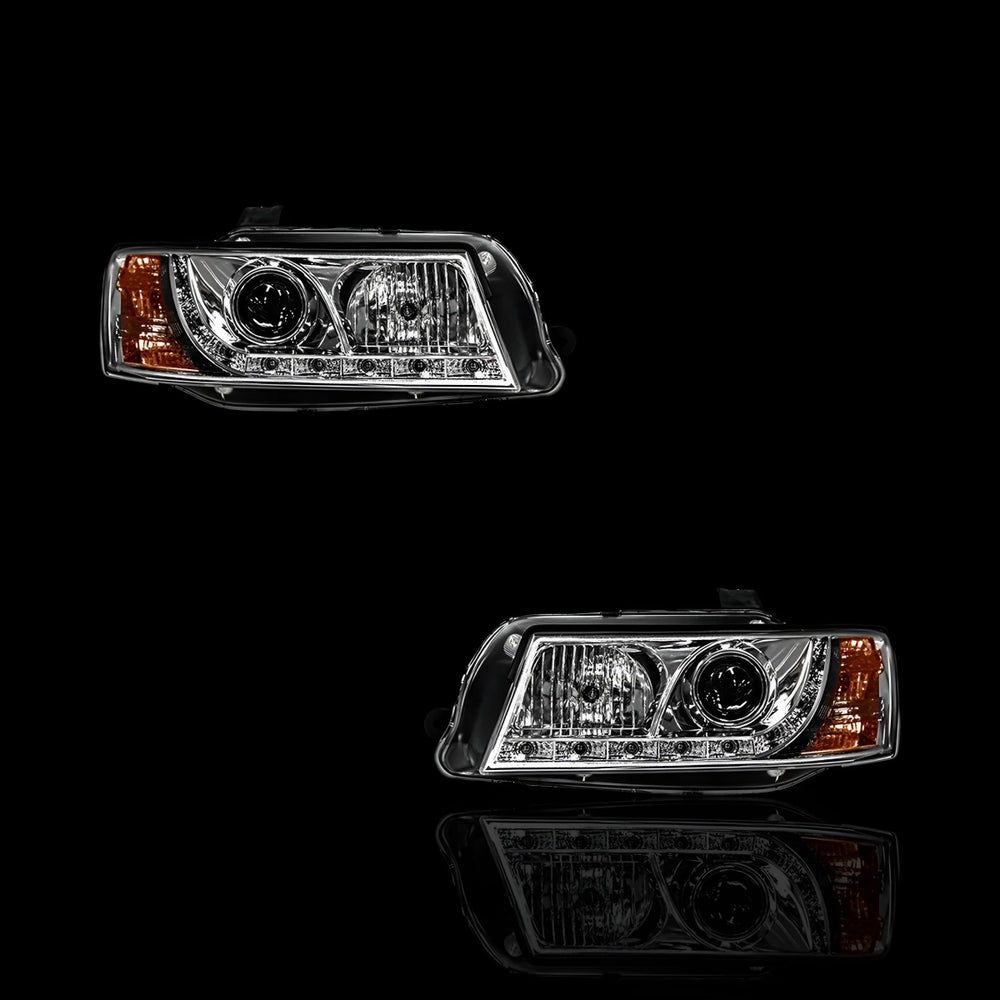 
                  
                    Crystal Clear DRL LED Projector Headlights – Fits Holden Commodore VZ (2004–2007) | LH + RH Pair - Blckline Automotive
                  
                