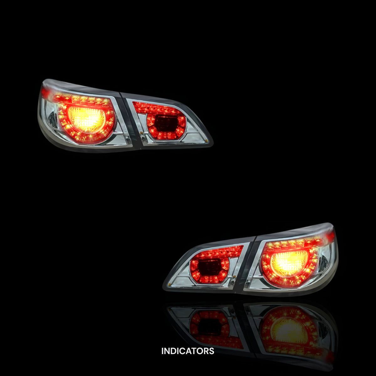 Crystal Clear LED Tail Lights – Fits Holden Commodore VF Sedan (2013–2017) | LH + RH Pair - Blckline Automotive