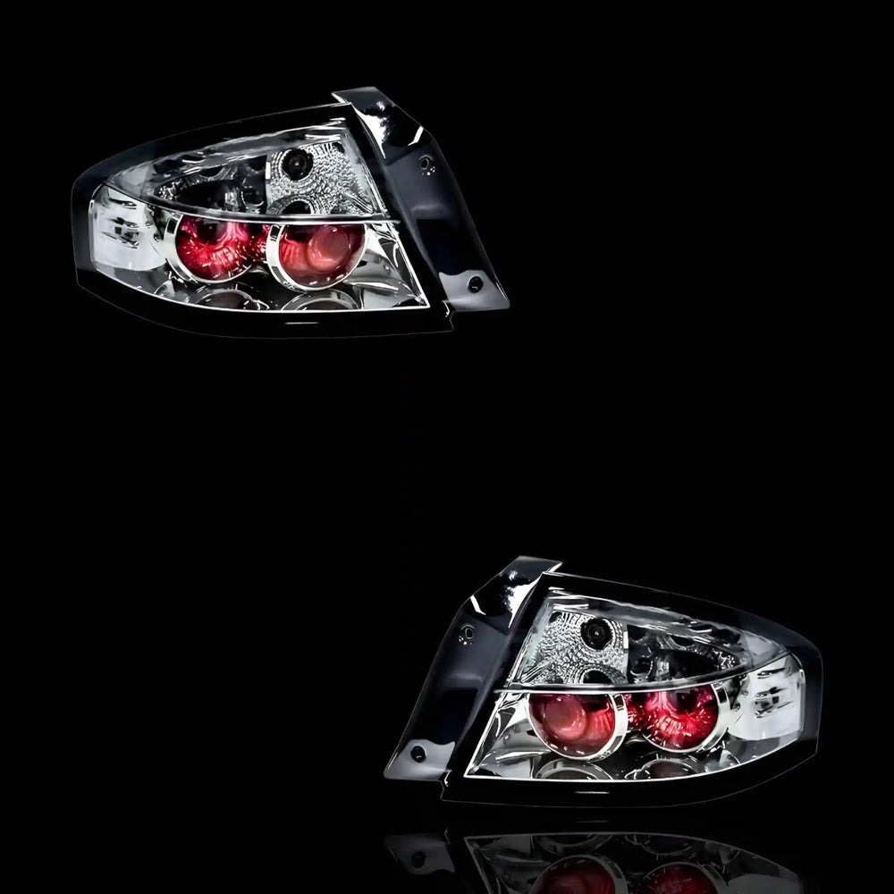 Crystal Clear Tail Lights – Fits Ford Falcon / Fairmont BA BF XR6 XR8 Altezza Sedan (2002 - 2008) | LH + RH Pair - Blckline Automotive