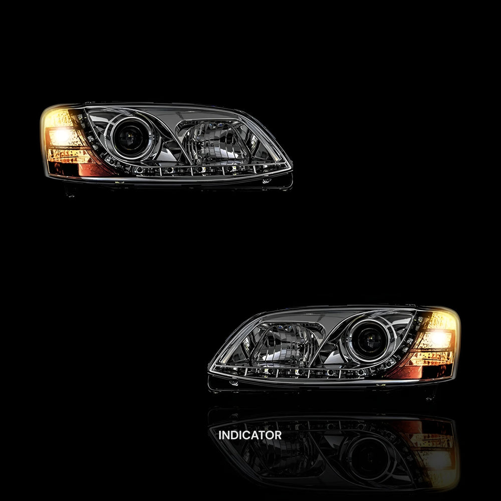 
                  
                    Crystal DRL LED Projector Headlights – Fits Holden Commodore VE Series 2 (2010–2013) | LH + RH Pair - Blckline Automotive
                  
                