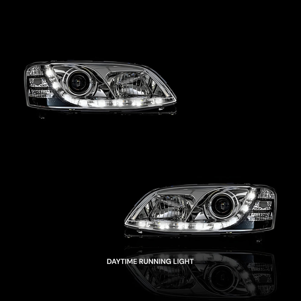 
                  
                    Crystal DRL LED Projector Headlights – Fits Holden Commodore VE Series 2 (2010–2013) | LH + RH Pair - Blckline Automotive
                  
                