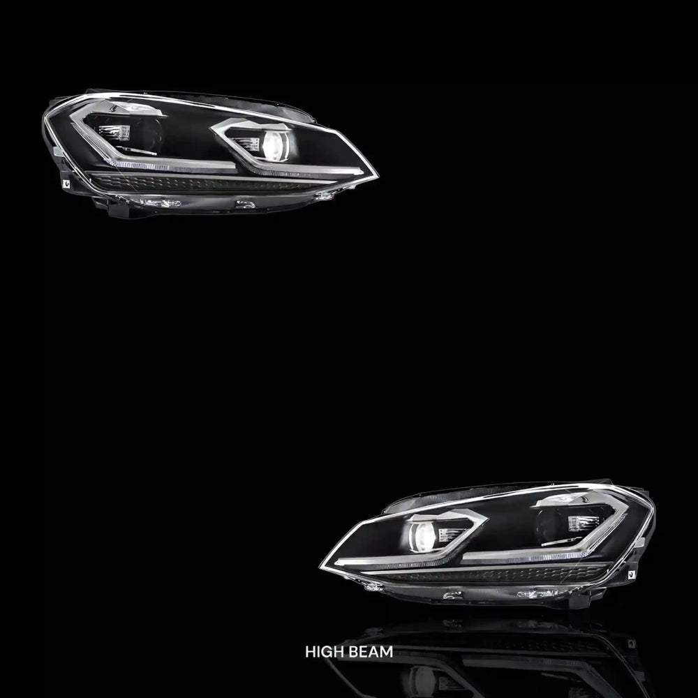 
                  
                    Dual Beam Projector Sequential Headlights – Fits Volkswagen Golf VII MK7 (2013 - 2018) | LH + RH Pair - Blckline Automotive
                  
                