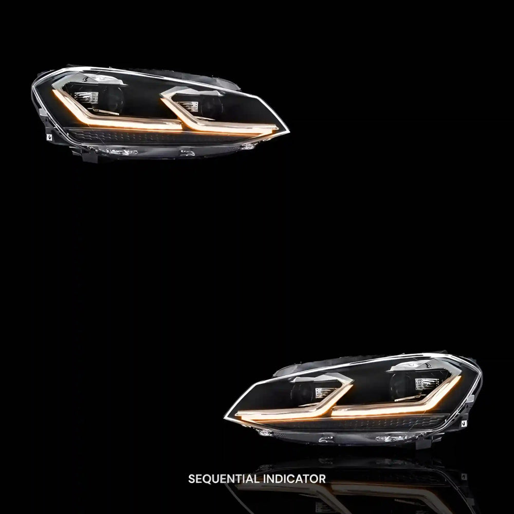 
                  
                    Dual Beam Projector Sequential Headlights – Fits Volkswagen Golf VII MK7 (2013 - 2018) | LH + RH Pair - Blckline Automotive
                  
                