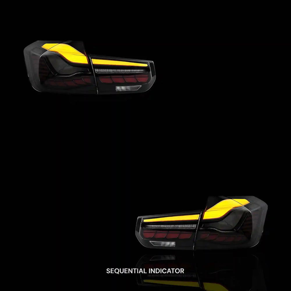 
                  
                    GTS Style Sequential Smoked LED Tail Lights – Fits BMW 3 - Series F30 / F80 / M3 (2012 - 2019) | LH + RH Pair - Blckline Automotive
                  
                