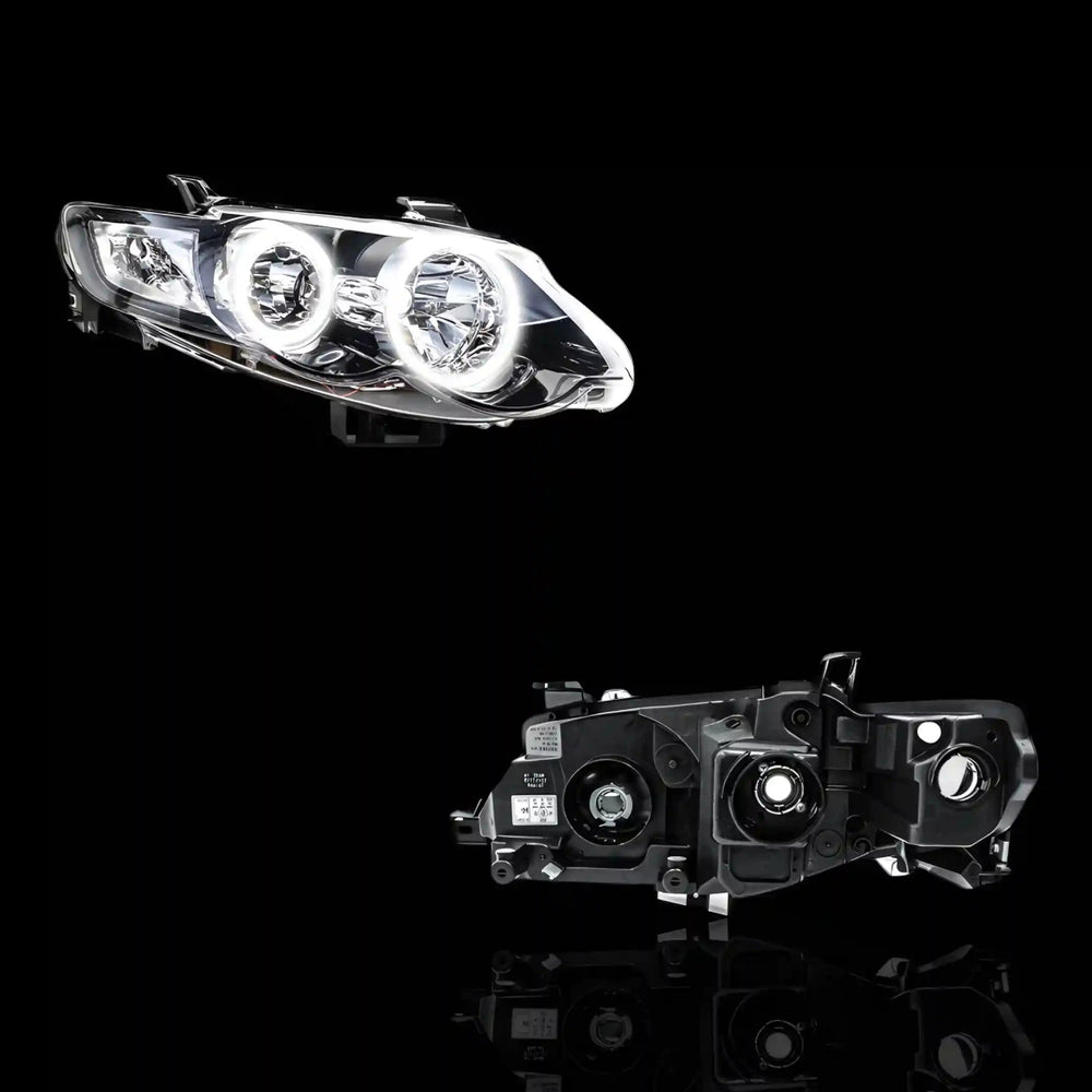
                  
                    Halo Angel Eyes Headlights – Fits Ford Falcon FG Series 1 (2008 – 2011) | LH + RH Pair - Blckline Automotive
                  
                