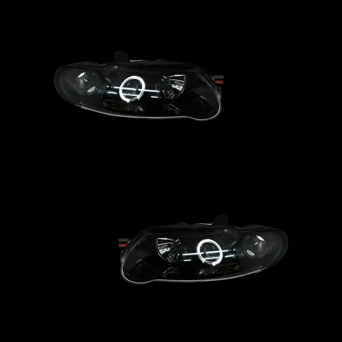 Halo Angel Eyes Headlights – Fits Holden Commodore VX / VU (2000–2002) | LH + RH Pair - Blckline Automotive