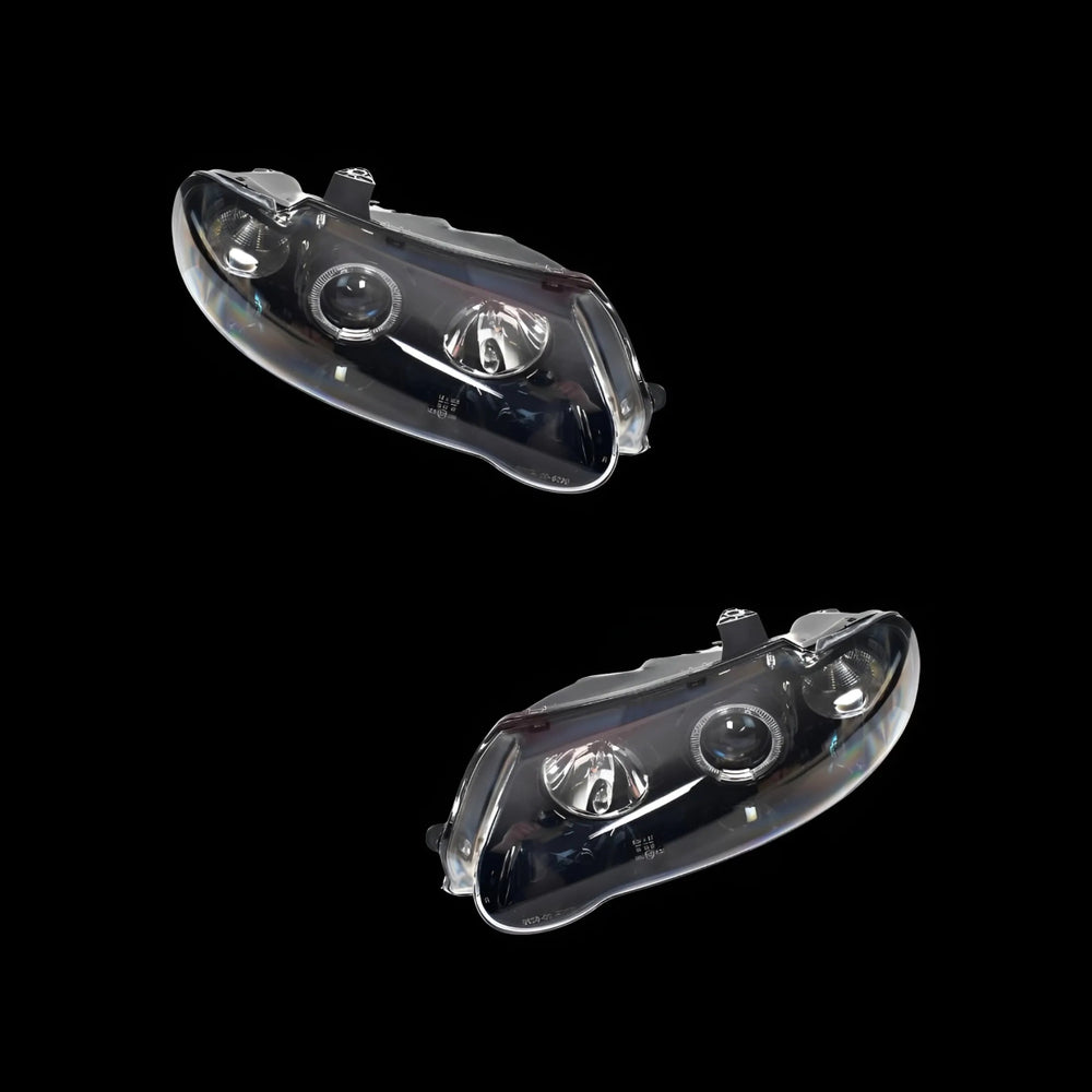 Halo Angel Eyes Headlights – Fits Holden Commodore VX / VU (2000–2002) | LH + RH Pair - Blckline Automotive