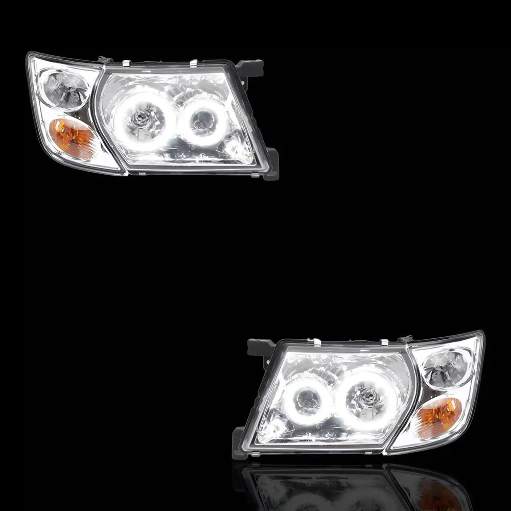 
                  
                    Halo Angel Eyes Headlights - Fits Nissan Patrol / Safari GU Y61 (1997 - 2007) | LH + RH Pair - Blckline Automotive
                  
                