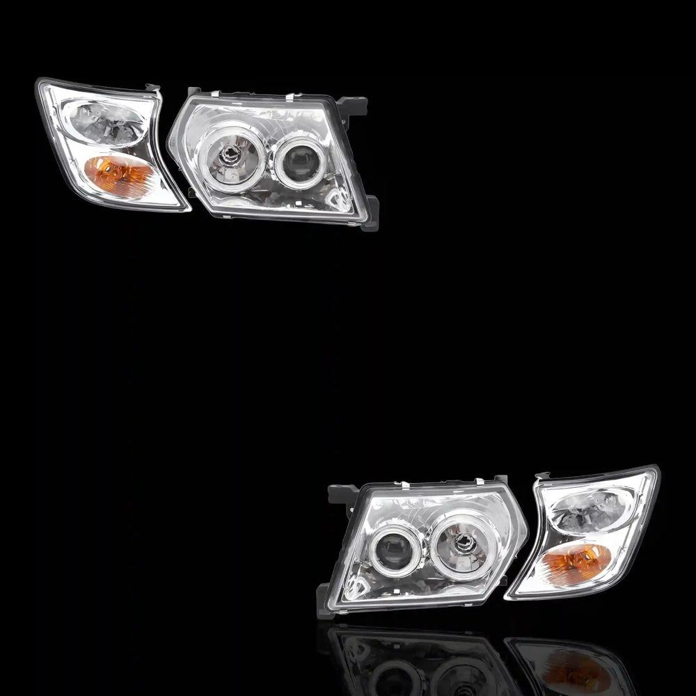 
                  
                    Halo Angel Eyes Headlights - Fits Nissan Patrol / Safari GU Y61 (1997 - 2007) | LH + RH Pair - Blckline Automotive
                  
                