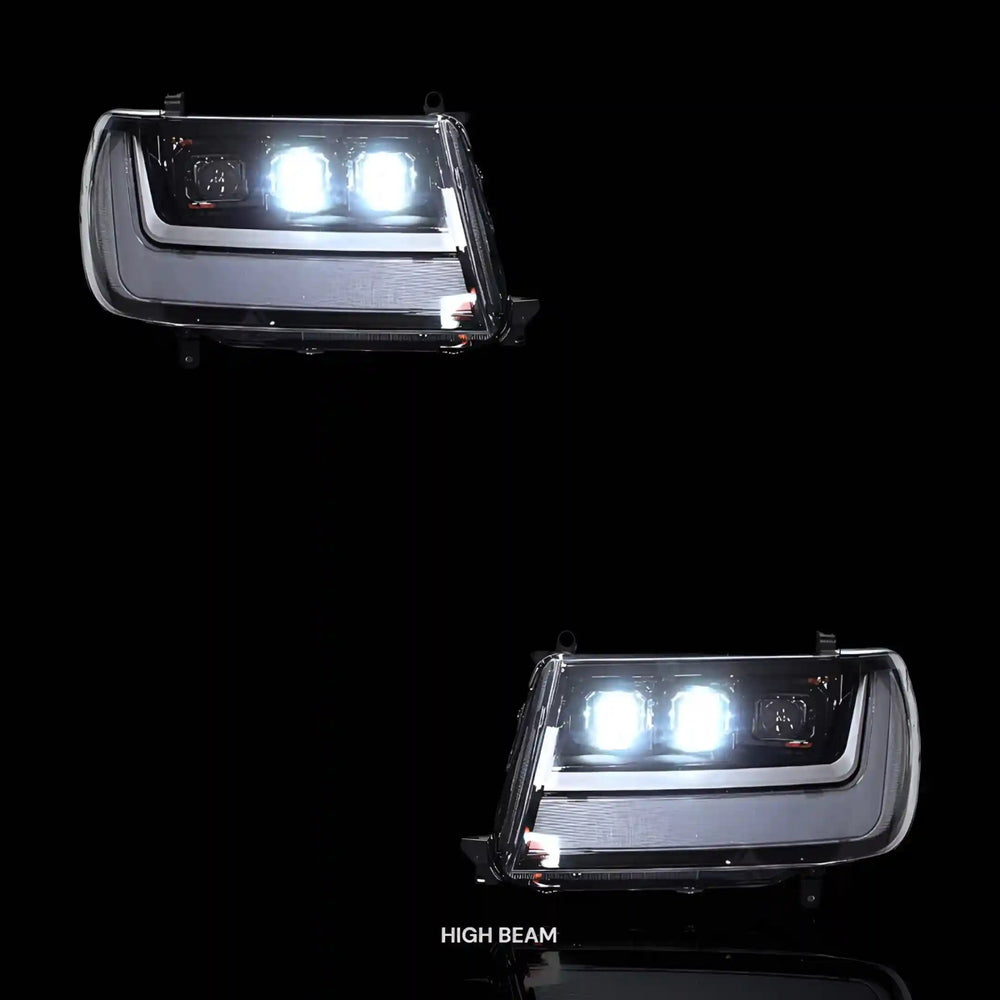 
                  
                    INFO Sequential Full LED DRL Projector Headlights – Fits Toyota LandCruiser 100 Series (2005 - 2007) | LH + RH - Blckline Automotive
                  
                