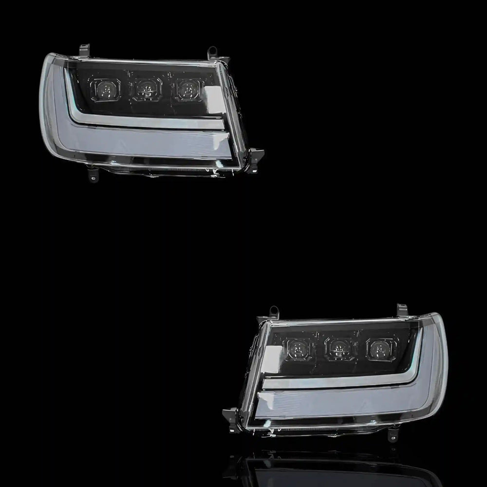 
                  
                    INFO Sequential Full LED DRL Projector Headlights – Fits Toyota LandCruiser 100 Series (2005 - 2007) | LH + RH - Blckline Automotive
                  
                