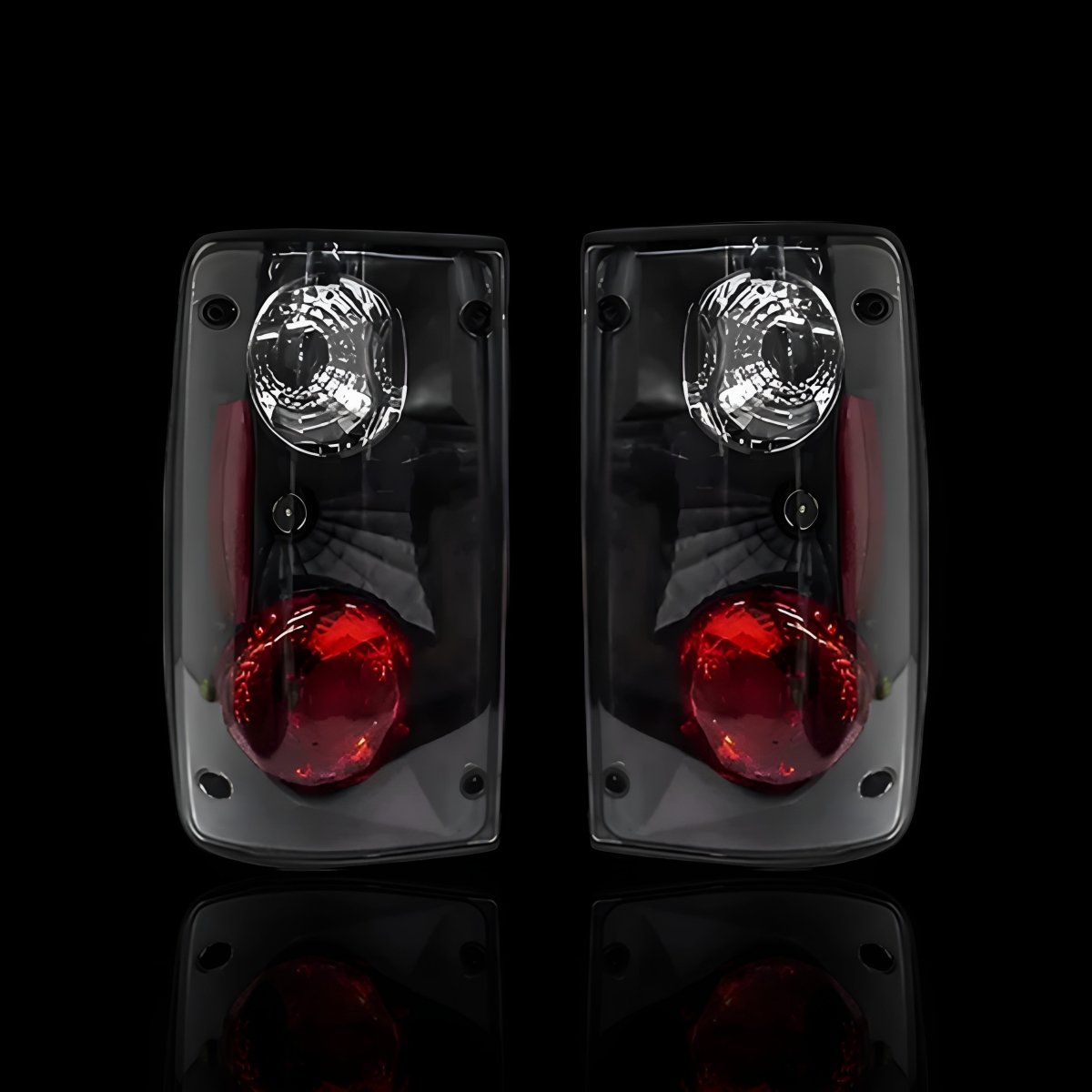 JDM - Style Black Altezza Tail Lights – Fits Toyota Hilux N50 (1989–1997) | LH + RH Pair - Blckline Automotive
