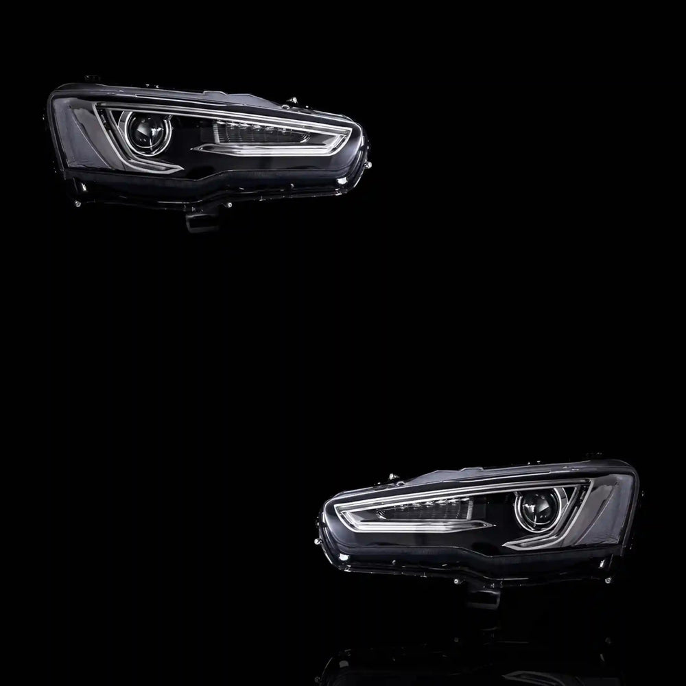 
                  
                    LED DRL Headlights – Fits Mitsubishi Lancer Evolution X CF CJ (2007 - 2017) | LH + RH Pair - Blckline Automotive
                  
                