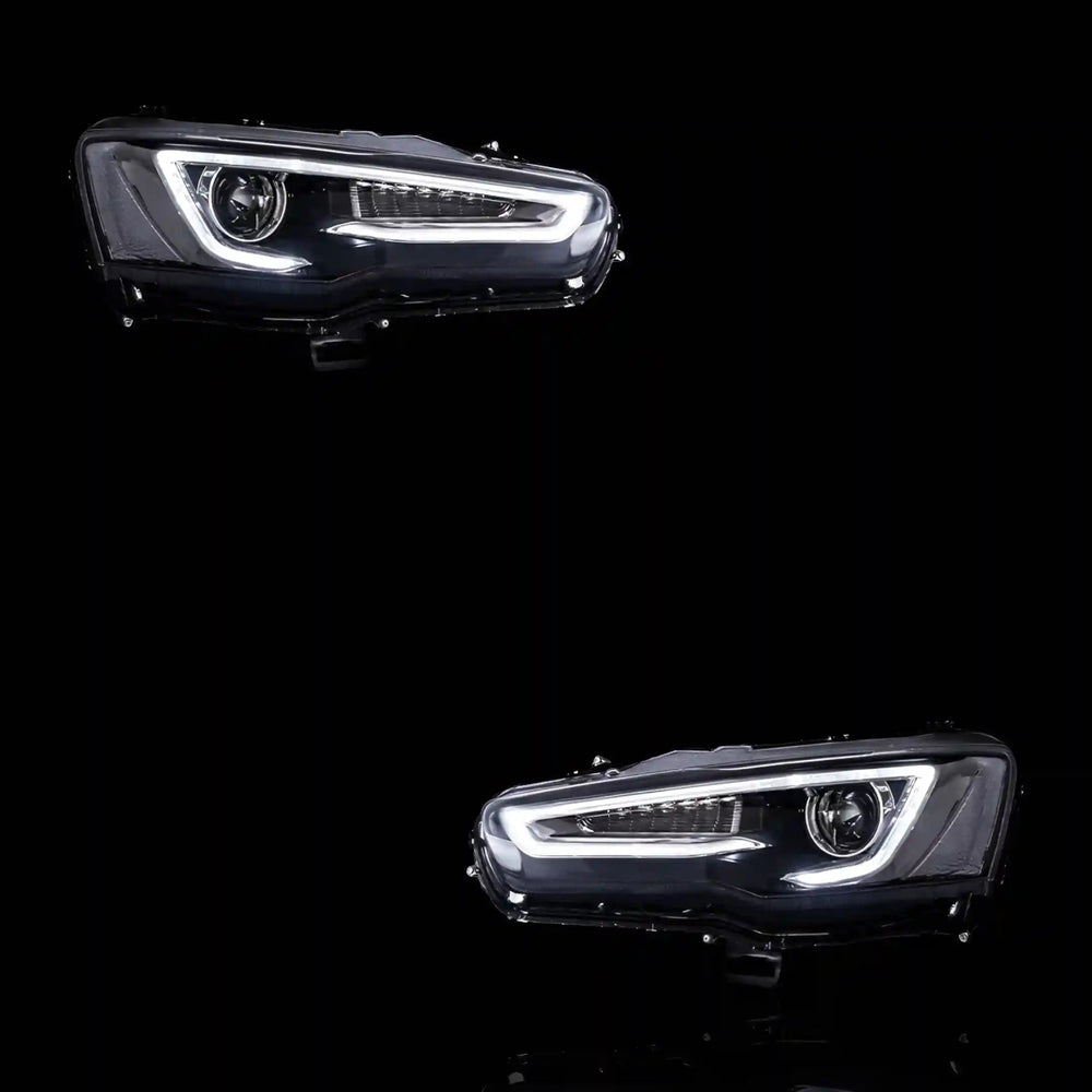 
                  
                    LED DRL Headlights – Fits Mitsubishi Lancer Evolution X CF CJ (2007 - 2017) | LH + RH Pair - Blckline Automotive
                  
                