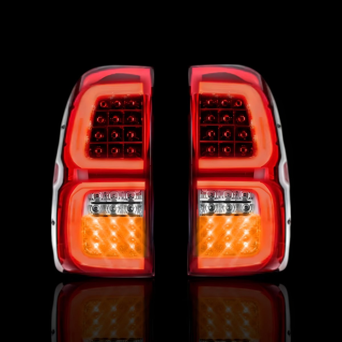 LED Tail Lights – Fits Toyota Hilux N80 (2015–2022) | LH + RH Pair - Blckline Automotive