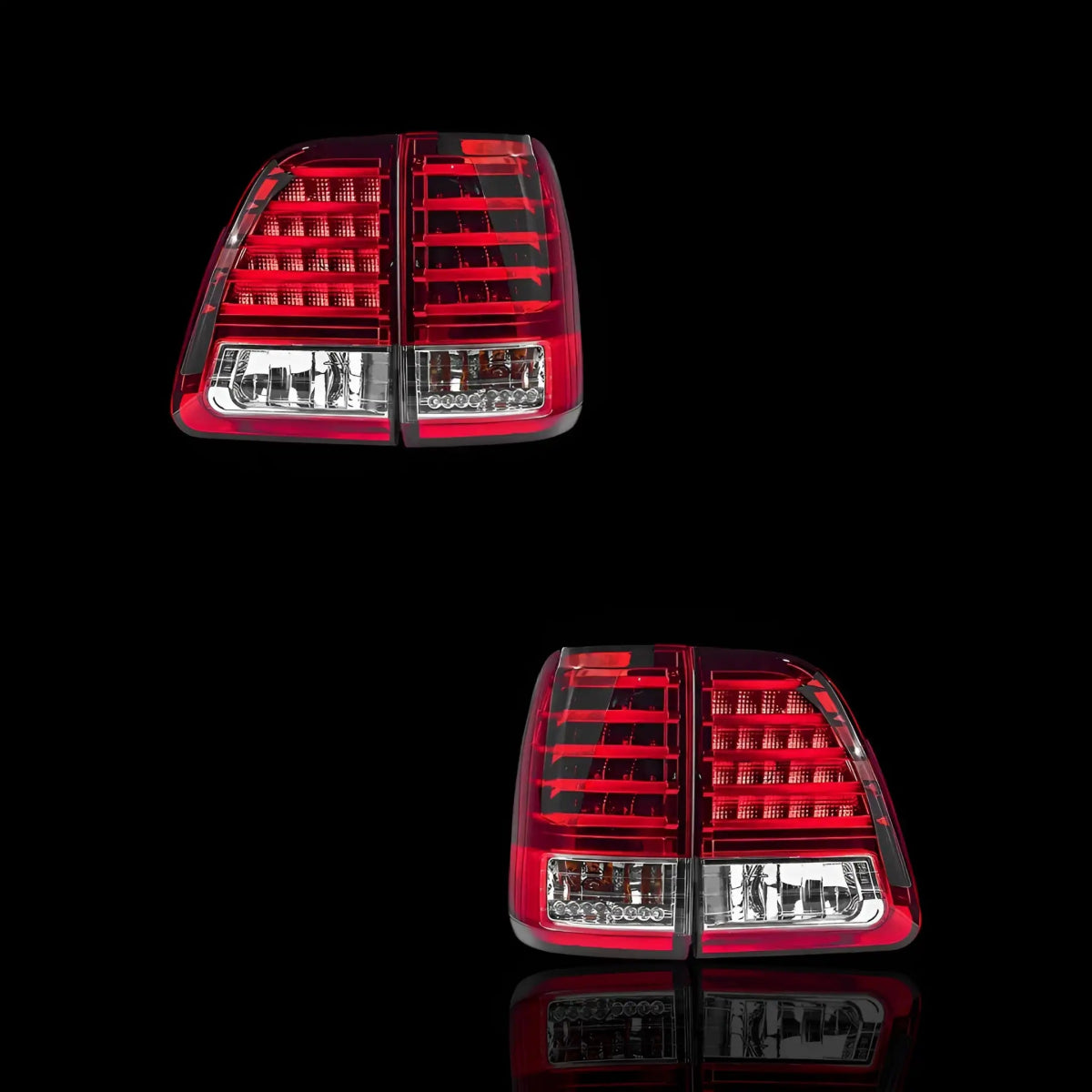 LED Tail Lights – Fits Toyota LandCruiser 100 Series (1998–2007) | LH + RH Pair - Blckline Automotive
