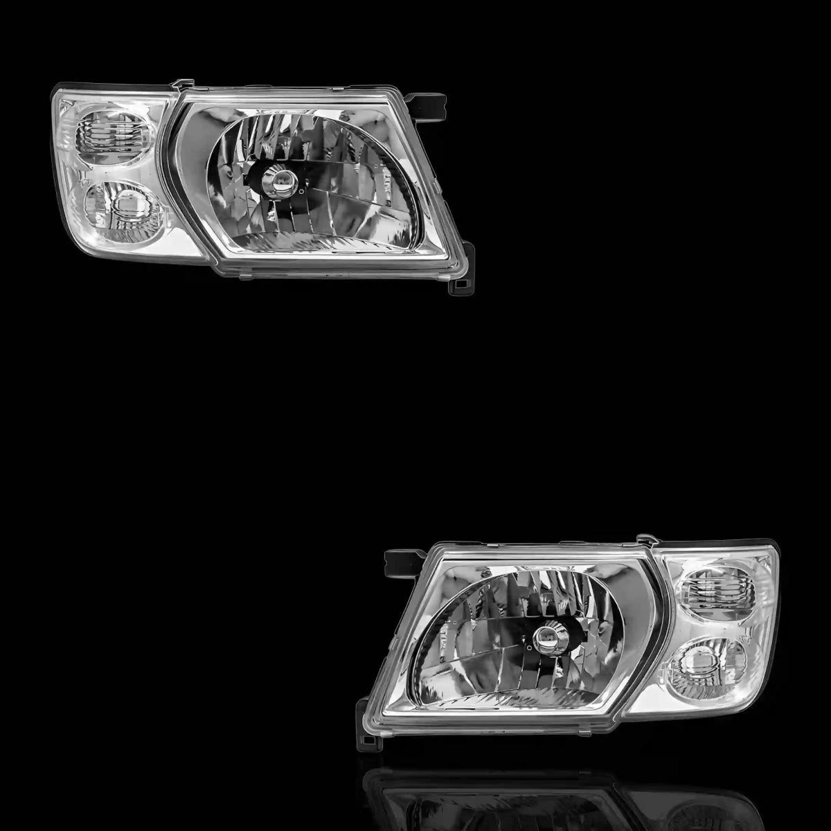 OEM Style Headlights and Corner Lights – Fits Nissan Patrol GU / Y61 Wagon / GU TY61 Cab Chassis Ute (2001 - 2007) | LH + RH Pair - Blckline Automotive