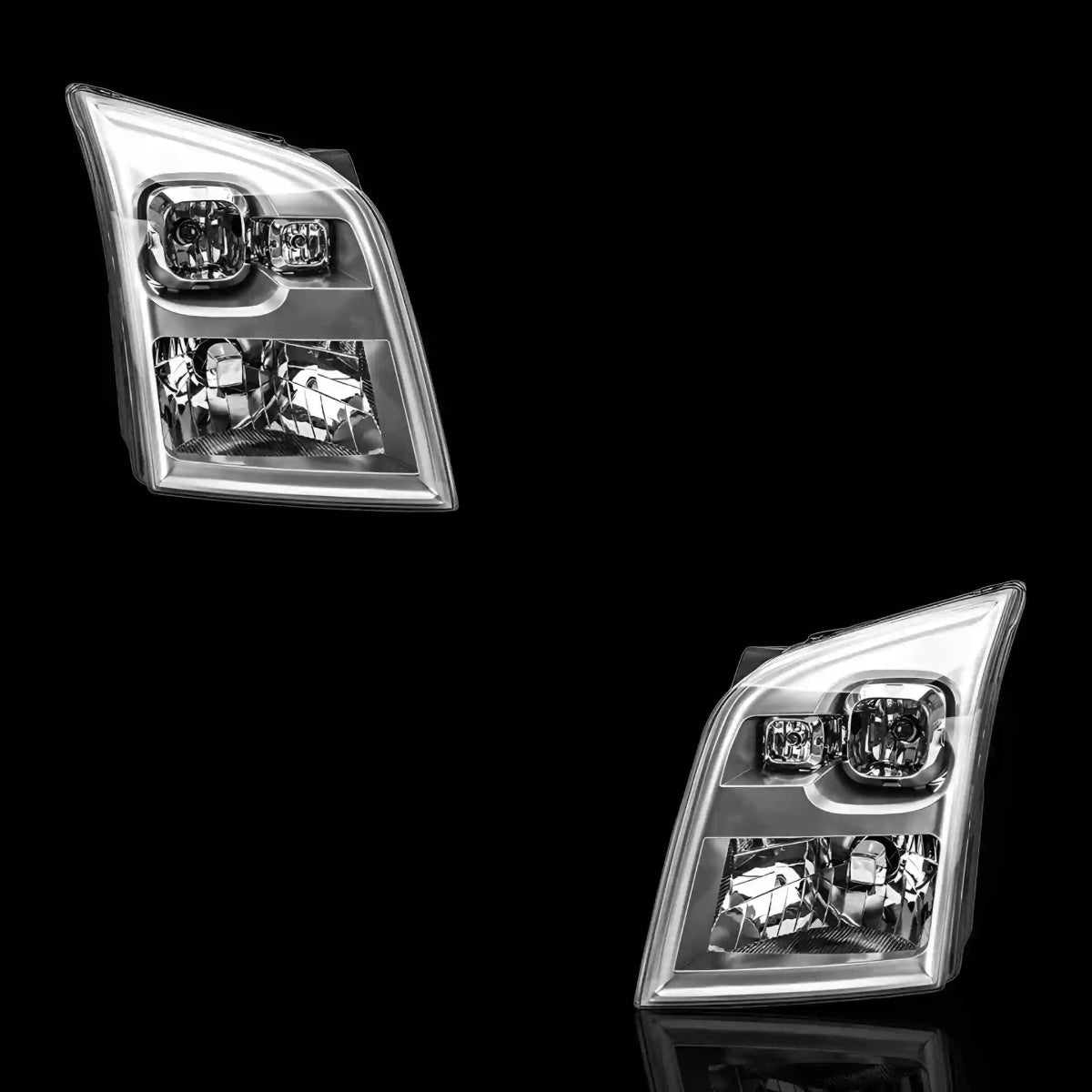 OEM Style Headlights – Fits Ford Transit VM (2006 - 2013) | LH + RH Pair - Blckline Automotive