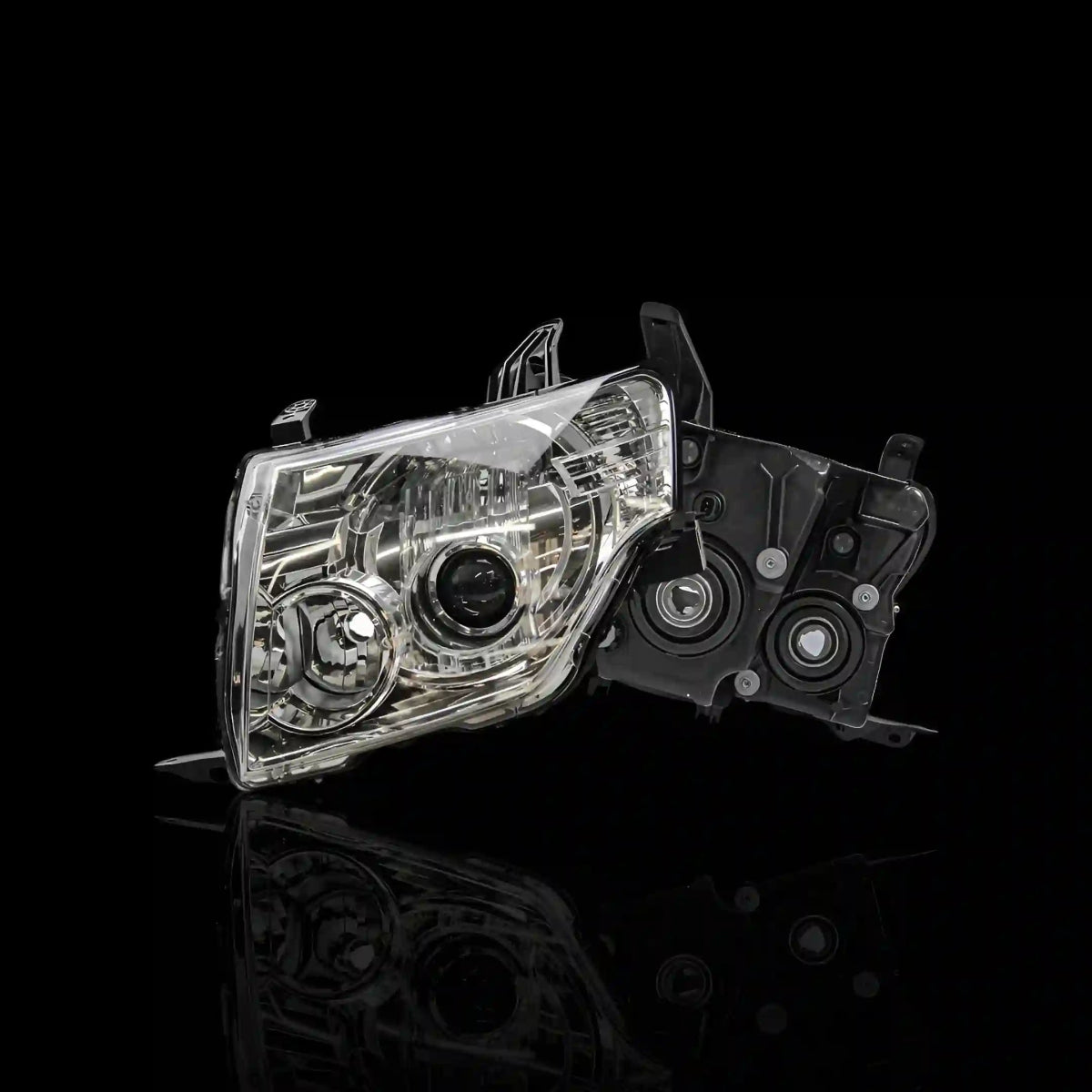 OEM - Style Headlights – Fits Mitsubishi Pajero NS NT NW (2006 - 2015) | Both (LH + RH) - Blckline Automotive