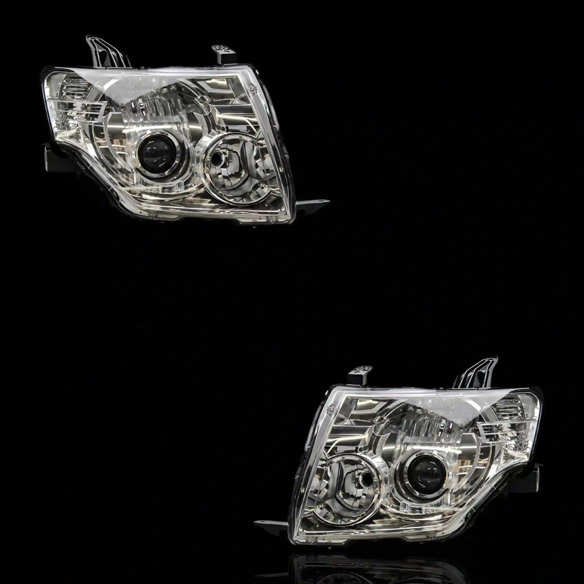 OEM - Style Headlights – Fits Mitsubishi Pajero NS NT NW (2006 - 2015) | Both (LH + RH) - Blckline Automotive