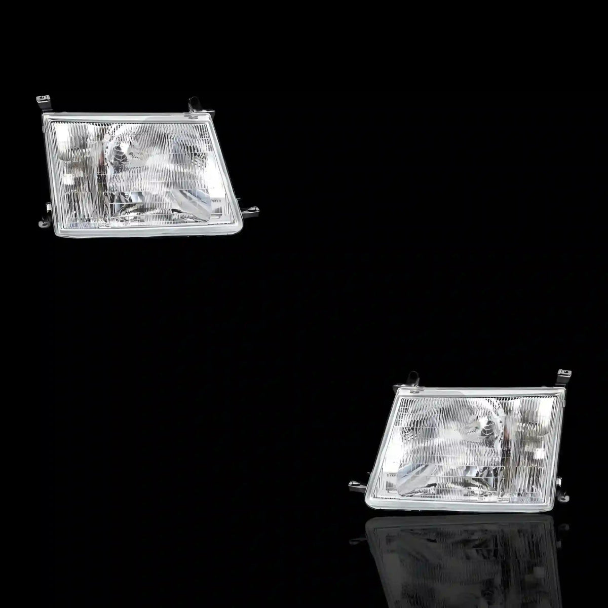 OEM Style Headlights – Fits Toyota LandCruiser 100 Series (1998 - 2005) | LH + RH Pair - Blckline Automotive