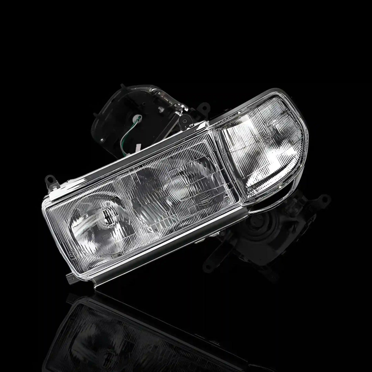 OEM Style Headlights – Fits Toyota LandCruiser 80 Series Sahara (1990 - 1998) | LH + RH Pair - Blckline Automotive