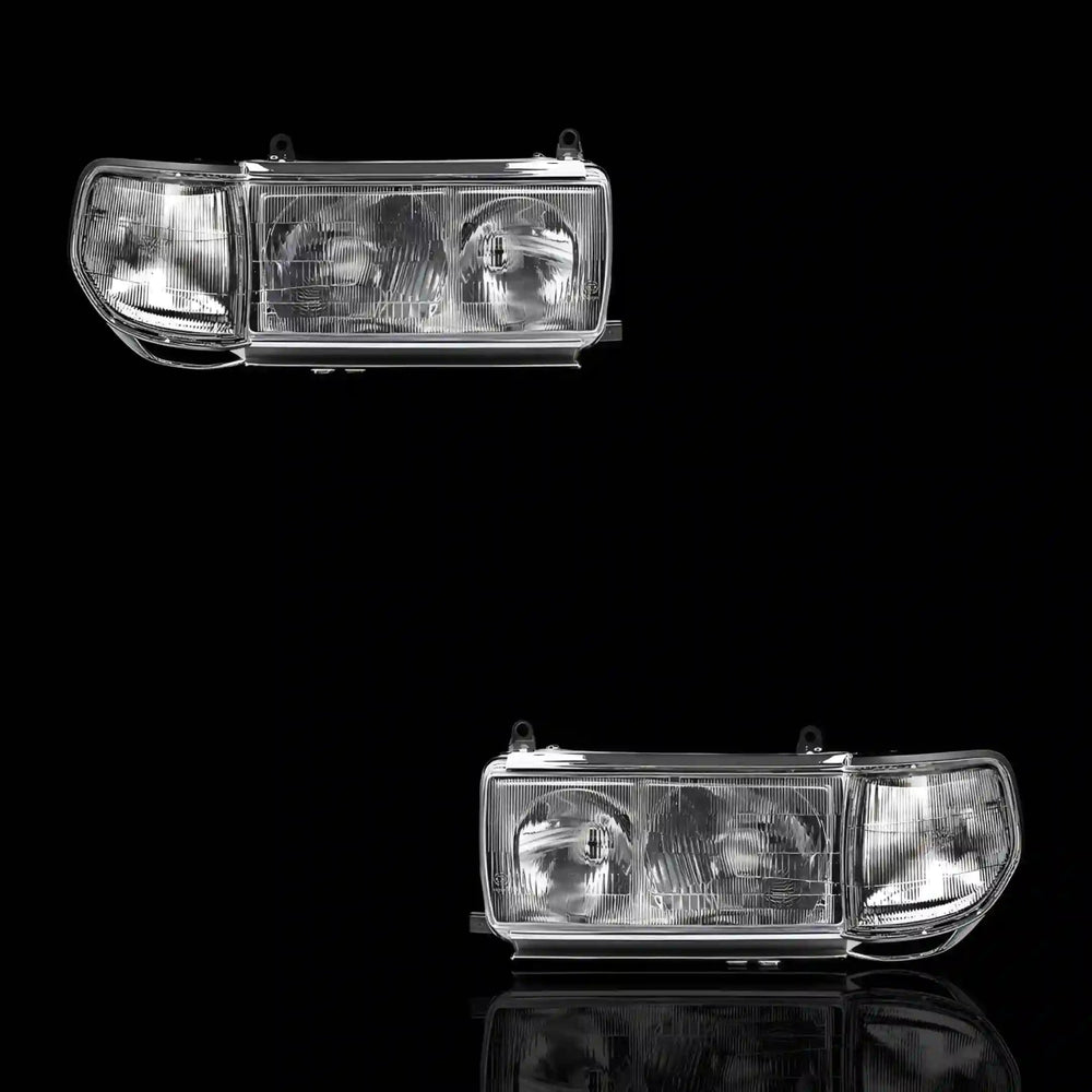 
                  
                    OEM Style Headlights – Fits Toyota LandCruiser 80 Series Sahara (1990 - 1998) | LH + RH Pair - Blckline Automotive
                  
                