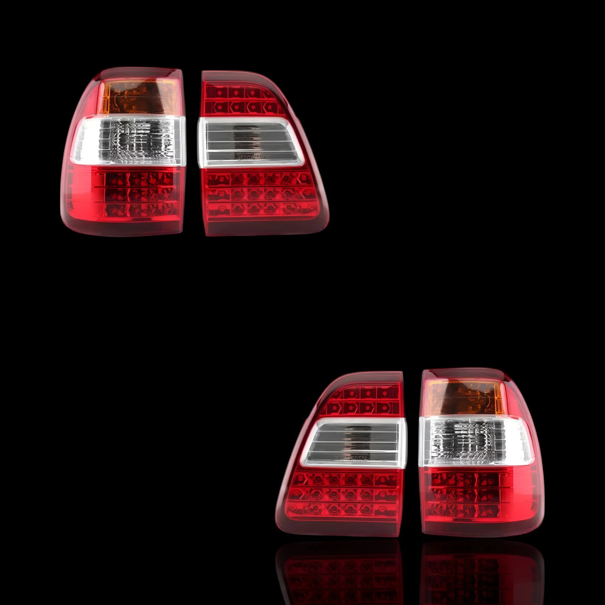 OEM - Style Tail Lights – Fits Toyota LandCruiser 100 Series (2005–2007) | LH + RH Pair - Blckline Automotive