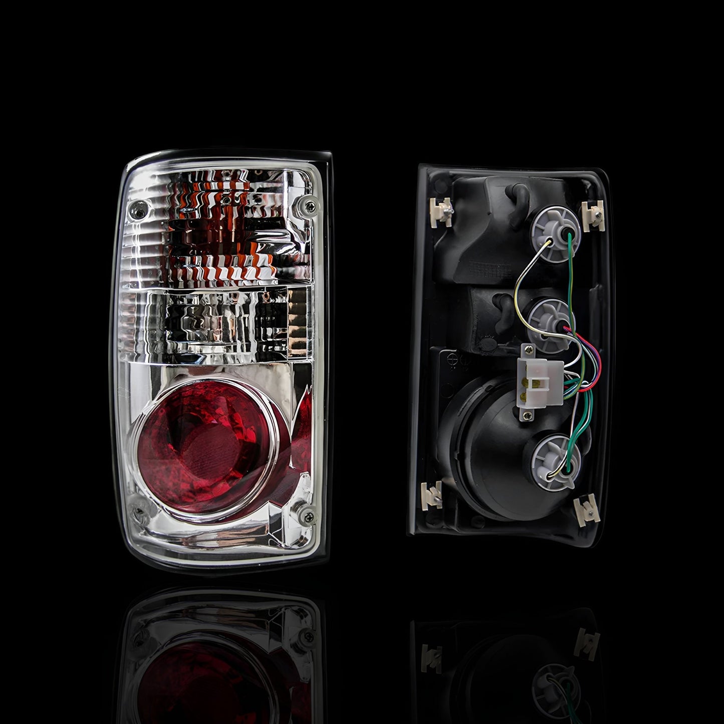 Performance Clear Tail Lights – Fits Toyota Hilux N50 (1988–1997) | LH + RH Pair - Blckline Automotive