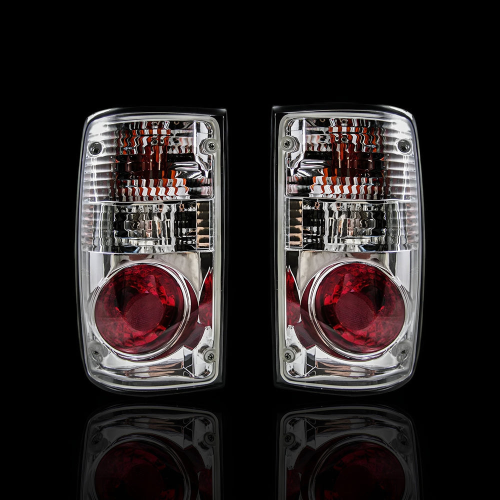 Performance Clear Tail Lights – Fits Toyota Hilux N50 (1988–1997) | LH + RH Pair - Blckline Automotive
