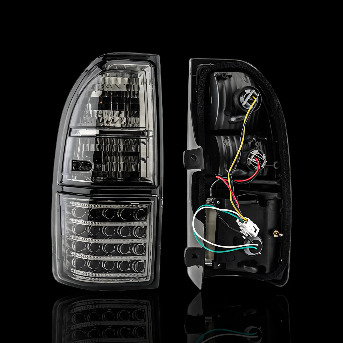 Prestige Series Smoked Tail Lights – Fits Toyota LandCruiser Prado 90 / 95 Series (1996–2002) | LH + RH Pair - Blckline Automotive