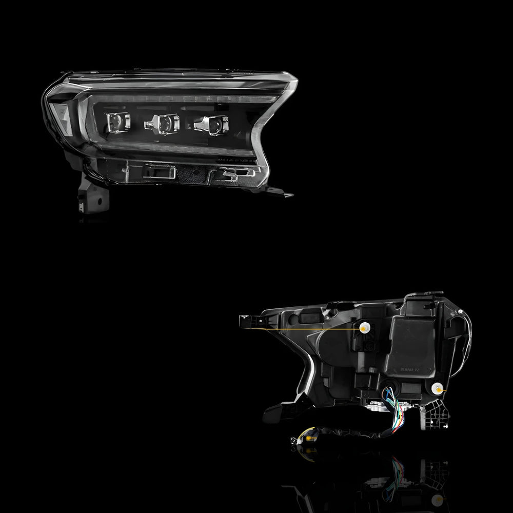 
                  
                    Projector LED Headlights – Fits Ford Ranger PX MK2 / MK3 (2015–2021) | LH + RH Pair - Blckline Automotive
                  
                