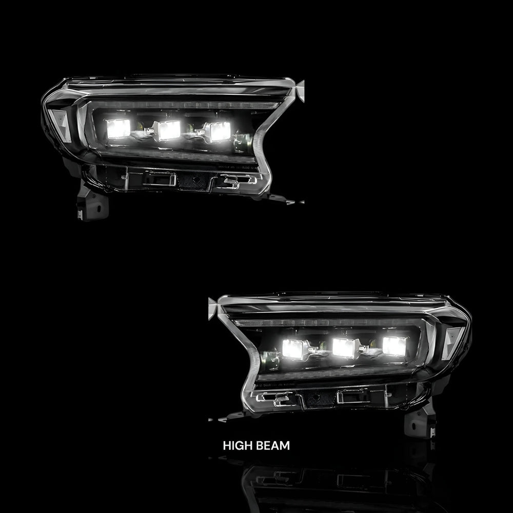 
                  
                    Projector LED Headlights – Fits Ford Ranger PX MK2 / MK3 (2015–2021) | LH + RH Pair - Blckline Automotive
                  
                