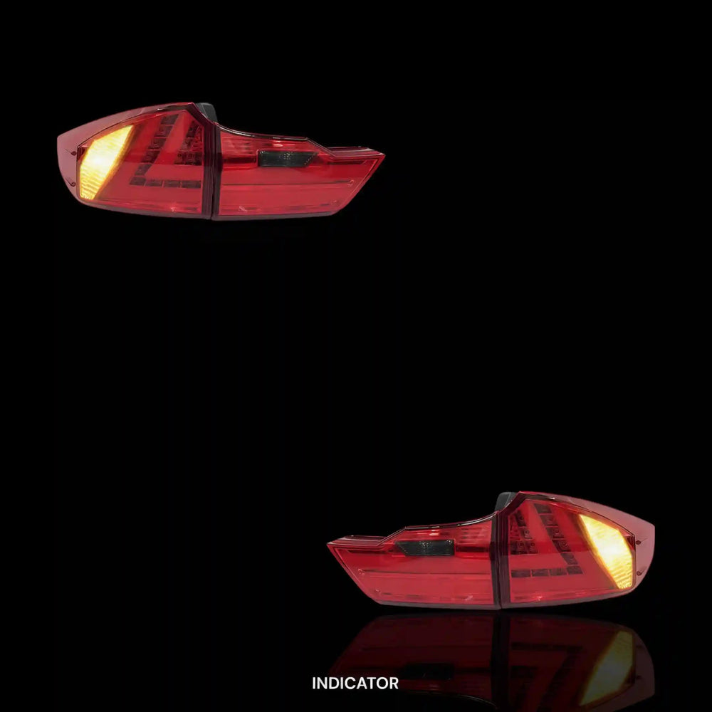 
                  
                    Red Smoked LED Tail Lights – Fits Honda City GM6 (2014 - 2017) | LH + RH Pair - Blckline Automotive
                  
                