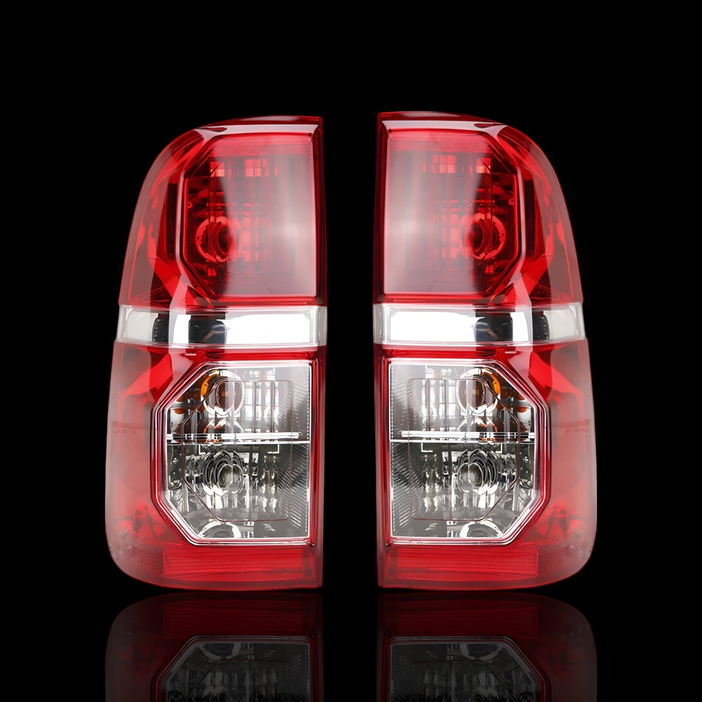 Replacement Tail Lights – Fits Toyota Hilux N70 Post - Facelift (2011–2015) | LH + RH Pair - Blckline Automotive