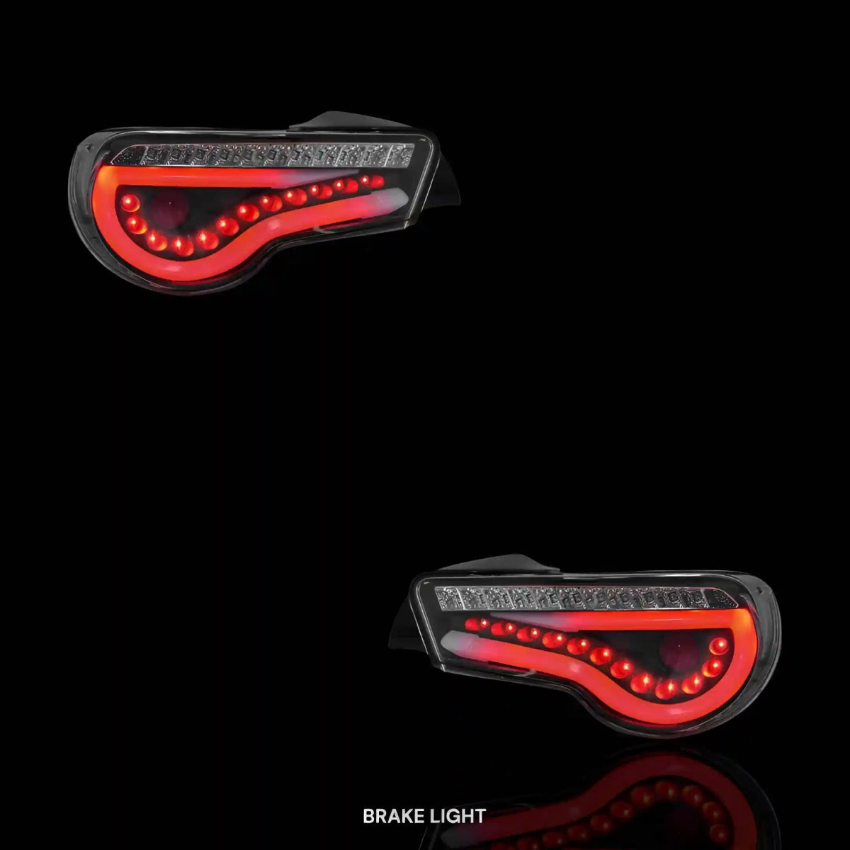 Sequential Black 3D Stripe Bar Full LED Tail Lights – Fits Subaru BRZ ZC6 (2012 - 2021) | LH + RH Pair - Blckline Automotive