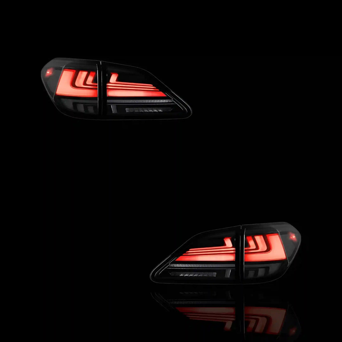Sequential Black Smoked LED Tail Lights – Fits Lexus RX350 GGL15 (2012 - 2014) | LH + RH Pair - Blckline Automotive