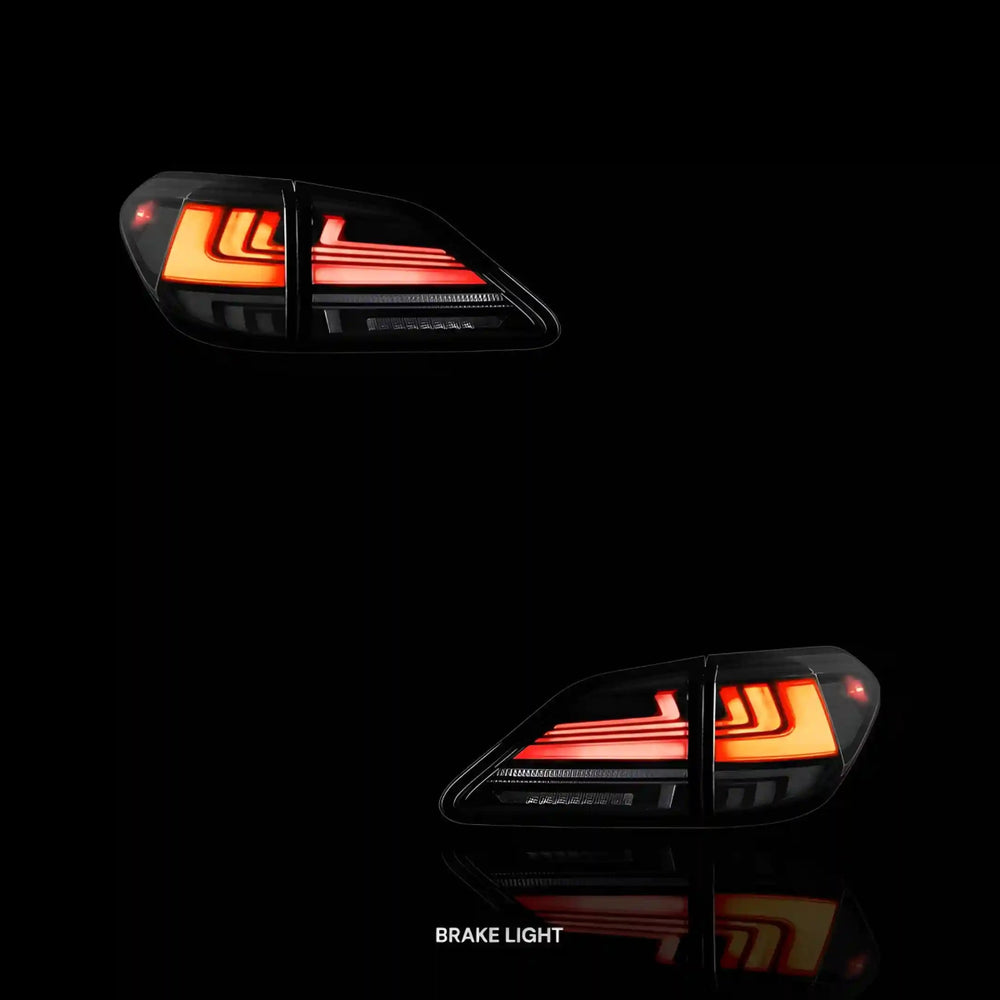 Sequential Black Smoked LED Tail Lights – Fits Lexus RX400h MHU38 (2008) | LH + RH Pair - Blckline Automotive