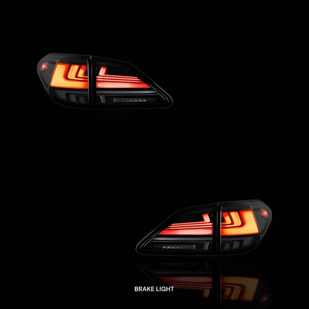 Sequential Black Smoked LED Tail Lights – Fits Lexus RX400h MHU38 (2008) | LH + RH Pair - Blckline Automotive