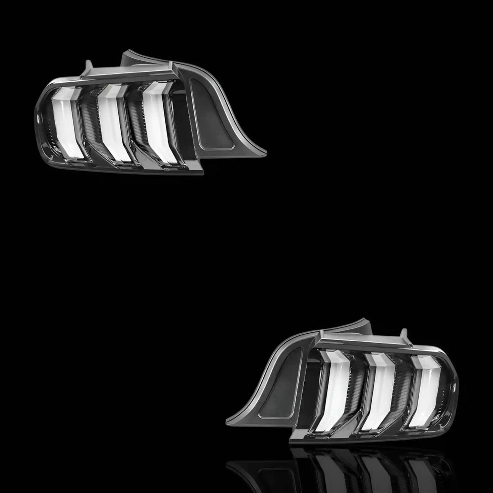
                  
                    Sequential Clear Full LED Tail Lights – Fits Ford Mustang FM / FN (2015 - 2021) | LH + RH Pair - Blckline Automotive
                  
                