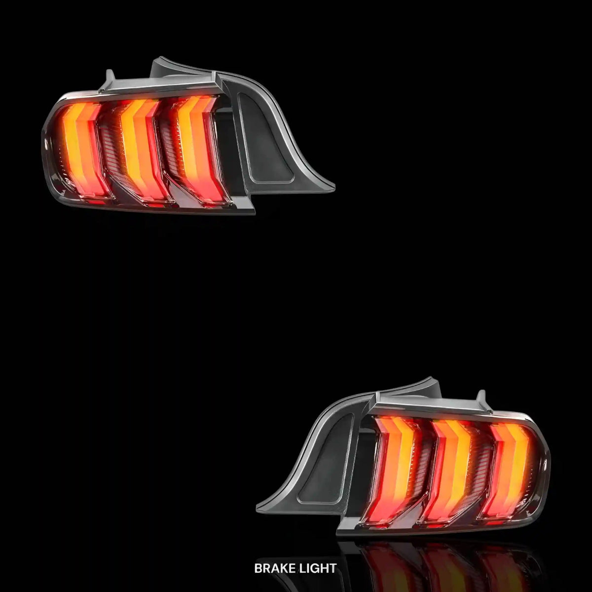 Sequential Clear Full LED Tail Lights – Fits Ford Mustang FM / FN (2015 - 2021) | LH + RH Pair - Blckline Automotive