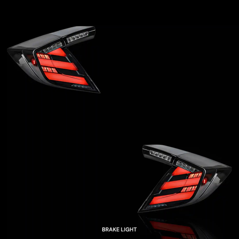 Sequential Clear LED Tail Lights – Fits Honda Civic FK7 / FK8 Type R (2016 - 2022) | LH + RH Pair - Blckline Automotive