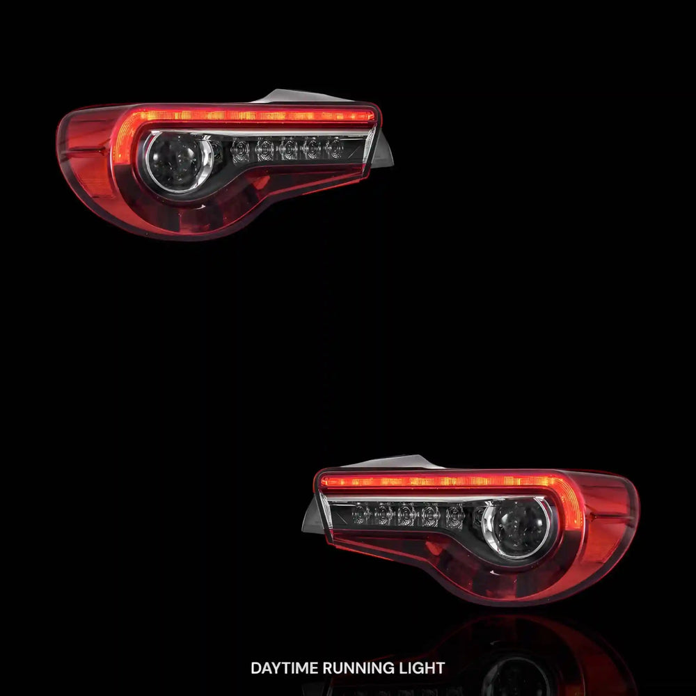 
                  
                    Sequential Clear Red Full LED Tail Lights – Fits Subaru BRZ / ZC6 1st Gen. (2012 - 2021) | LH + RH Pair - Blckline Automotive
                  
                