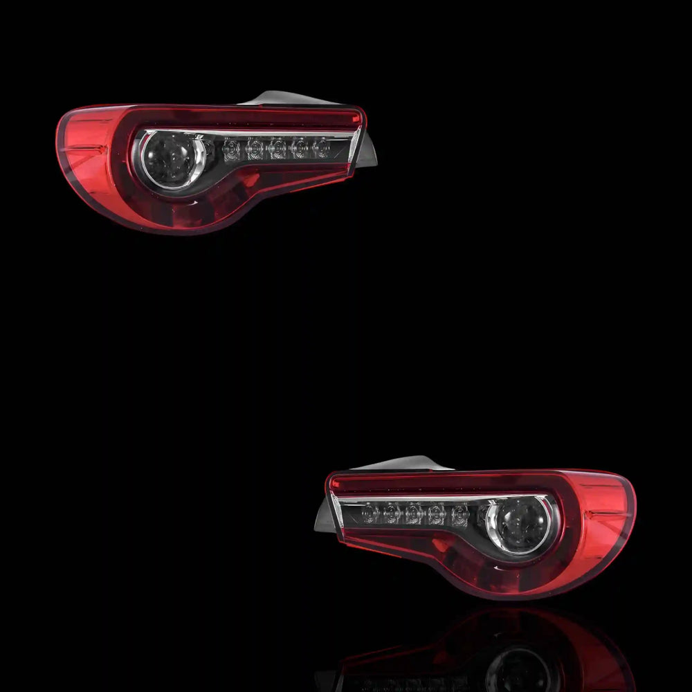 
                  
                    Sequential Clear Red Full LED Tail Lights – Fits Subaru BRZ / ZC6 1st Gen. (2012 - 2021) | LH + RH Pair - Blckline Automotive
                  
                