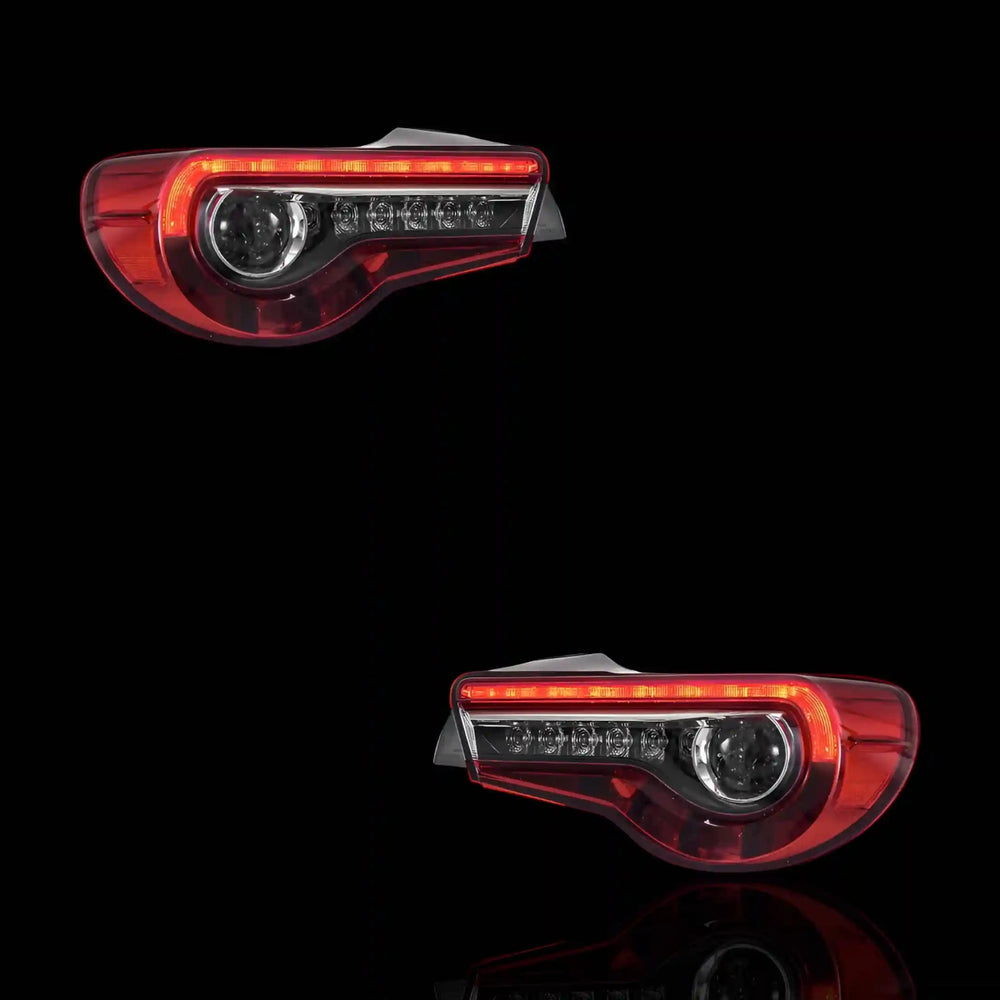 
                  
                    Sequential Clear Red Full LED Tail Lights – Fits Subaru BRZ / ZC6 1st Gen. (2012 - 2021) | LH + RH Pair - Blckline Automotive
                  
                