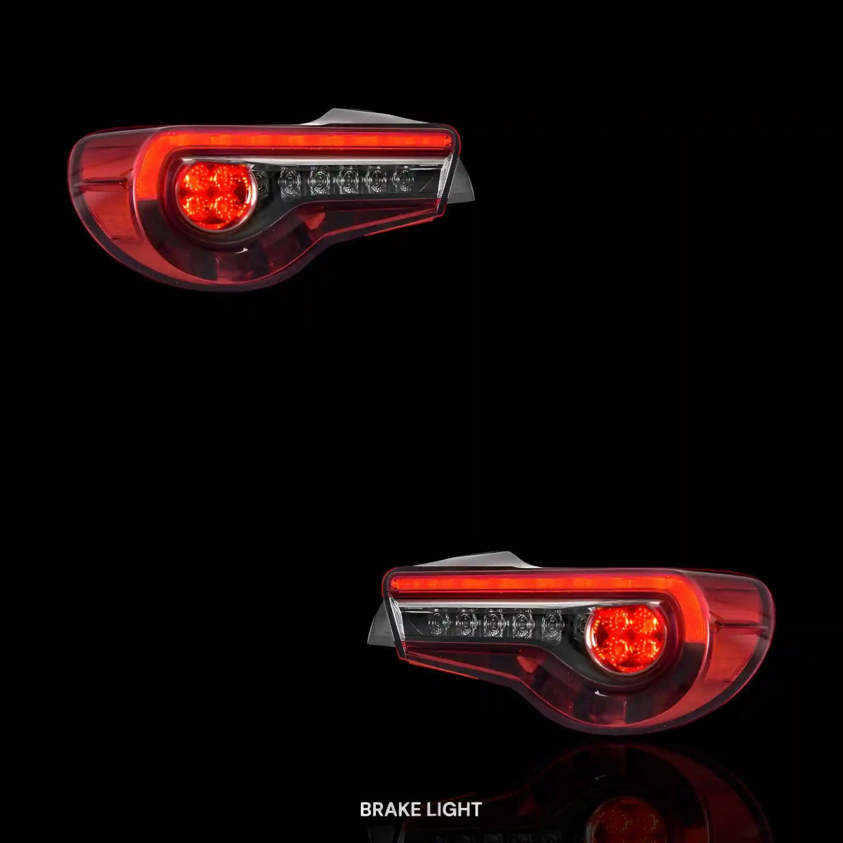 Sequential Clear Red Full LED Tail Lights – Fits Toyota 86 / ZN6 1st Gen. (2012 - 2021) | LH + RH Pair - Blckline Automotive