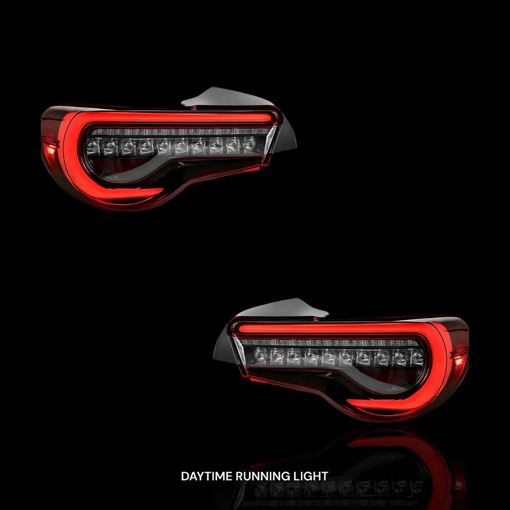 
                  
                    Sequential Clear Red Full LED Tail Lights – Fits Toyota 86 / ZN6 1st Gen. (2012–2021) | LH + RH Pair - Blckline Automotive
                  
                