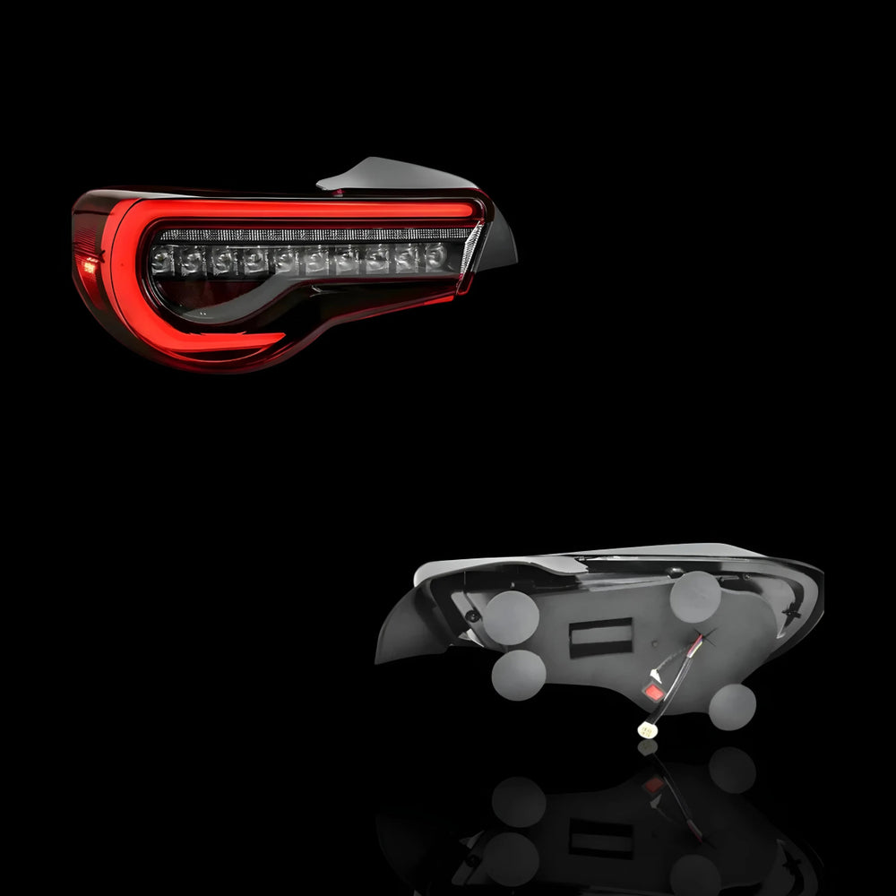 
                  
                    Sequential Clear Red Full LED Tail Lights – Fits Toyota 86 / ZN6 1st Gen. (2012–2021) | LH + RH Pair - Blckline Automotive
                  
                