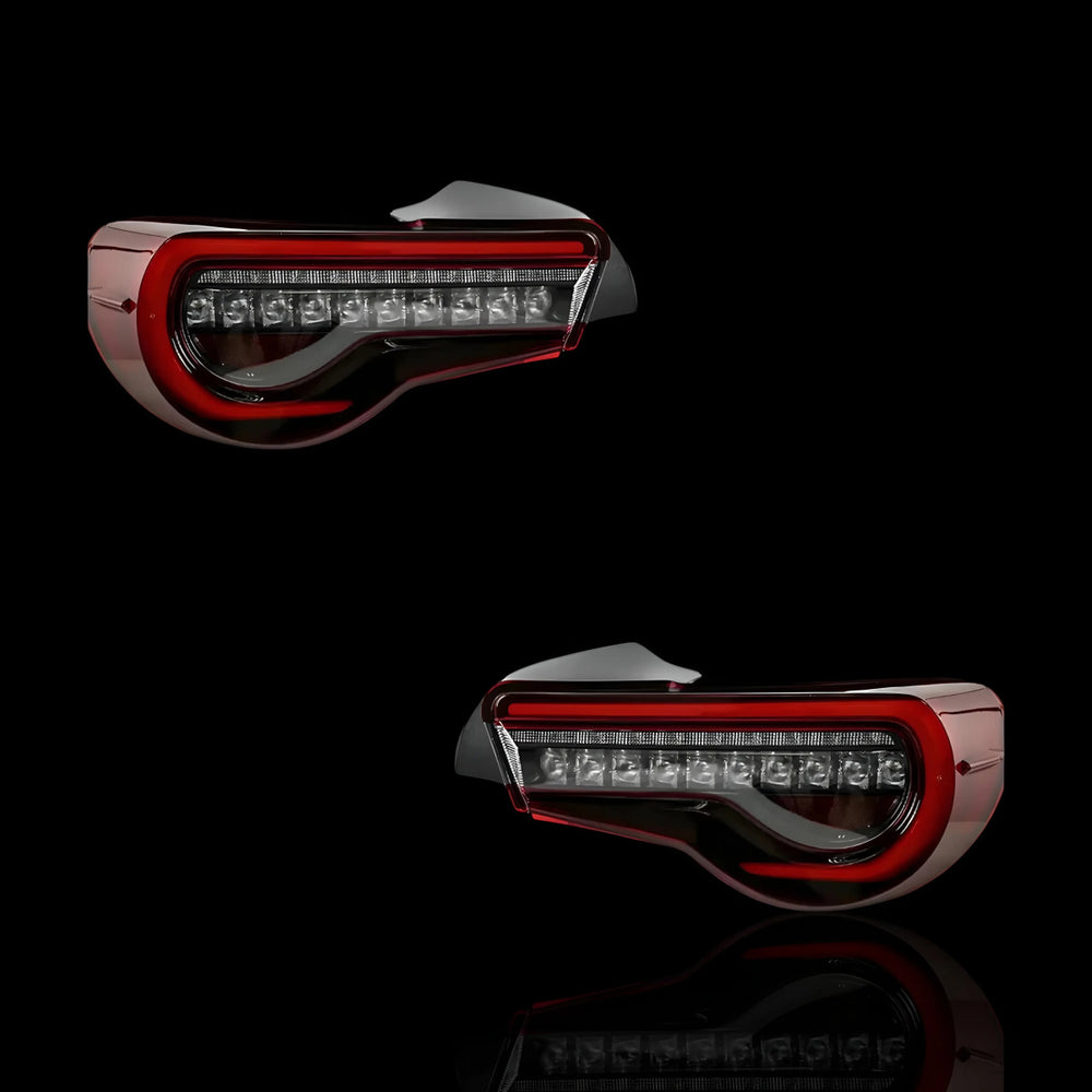 
                  
                    Sequential Clear Red Full LED Tail Lights – Fits Toyota 86 / ZN6 1st Gen. (2012–2021) | LH + RH Pair - Blckline Automotive
                  
                